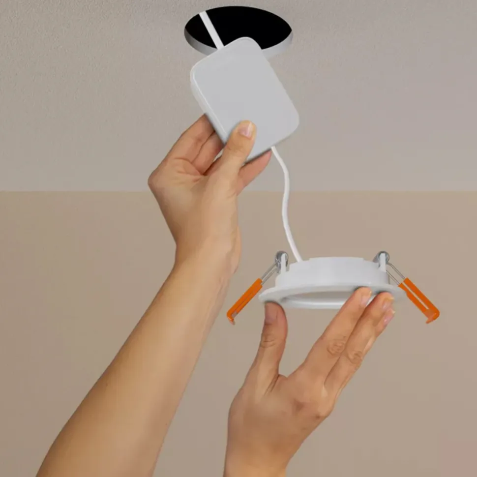 Philips Hue Slim infälld belysning Ø170 mm Svart