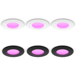 Philips Hue Slim infälld spotlight 90 mm 3-pack Vit