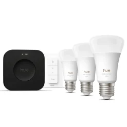Philips Hue Startpaket Pro: 3x White & Color E27 + Dimmer + Bridge Pro