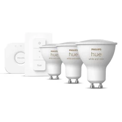 Philips Hue Startpaket: 3x White & Color GU10 + Dimmer + Bridge