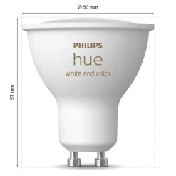 Philips Hue Startpaket: 3x White & Color GU10 + Dimmer + Bridge