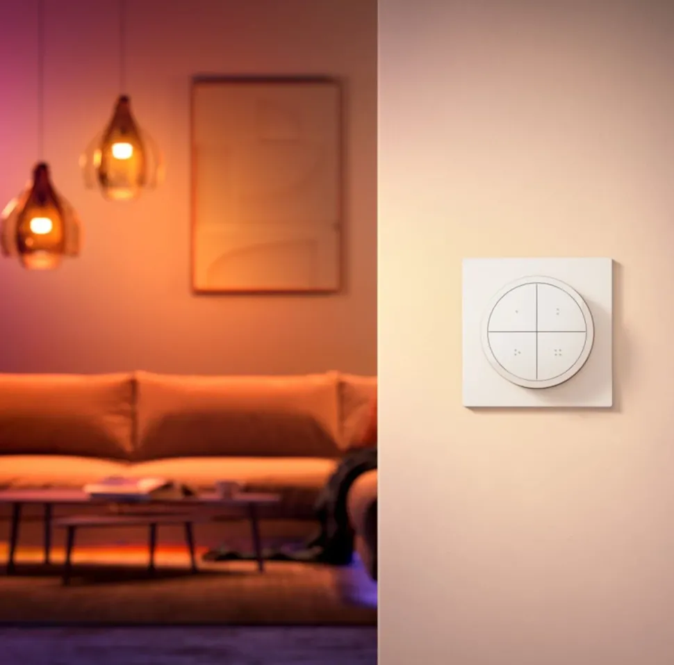 Philips Hue Tap Dial Switch Fjärrkontroll Vit