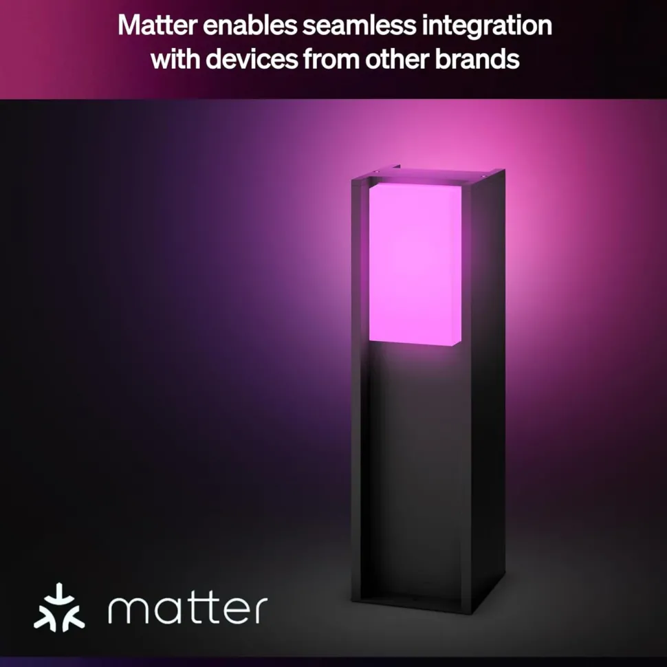 Philips Hue Turaco pollare för utomhusbruk Antracit