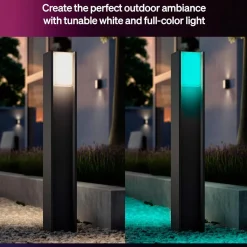 Philips Hue Turaco pollare White and Color Ambiance Antracit