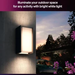 Philips Hue Turaco vägglampa för utomhusbruk Antracit