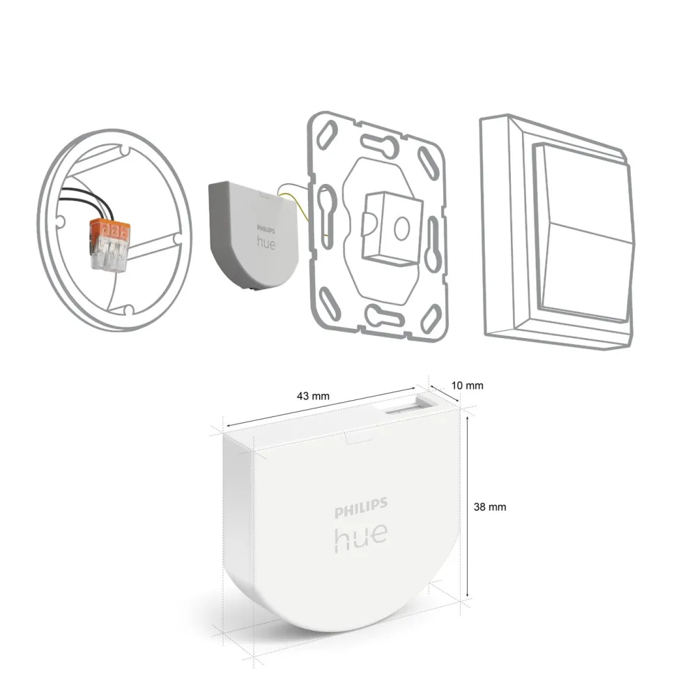 Philips Hue Väggbrytarmodul 2-pack