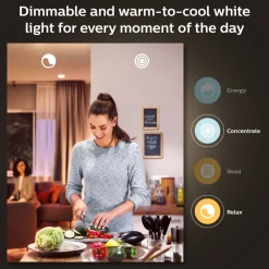 Philips Hue White Ambiance E27 Smart LED-lampa 800 lm 2-pack