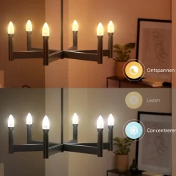Philips Hue White Ambience Filament Smart LED-lampa E14 350 lm
