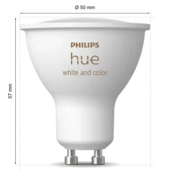Philips Hue White and Color Ambiance Smart LED-lampa GU10 400 lm 2-pack