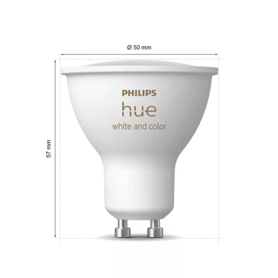 Philips Hue White & Color Ambiance GU10 – Startpaket med Bridge Pro