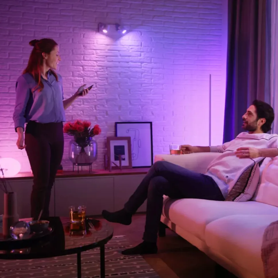 Philips Hue White & Color Ambiance GU10 – Startpaket med Bridge Pro