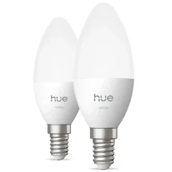 Philips Hue White smart LED-kronljus E14 2-pack