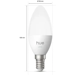 Philips Hue White smart LED-kronljus E14 1-pack