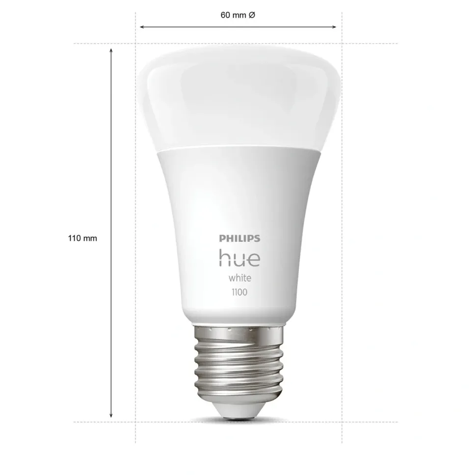 Philips Hue White Smart LED-lampa E27 1100 lm 1-pack