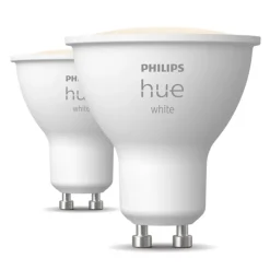 Philips Hue White Smart LED-lampa GU10 400 lm 2-pack