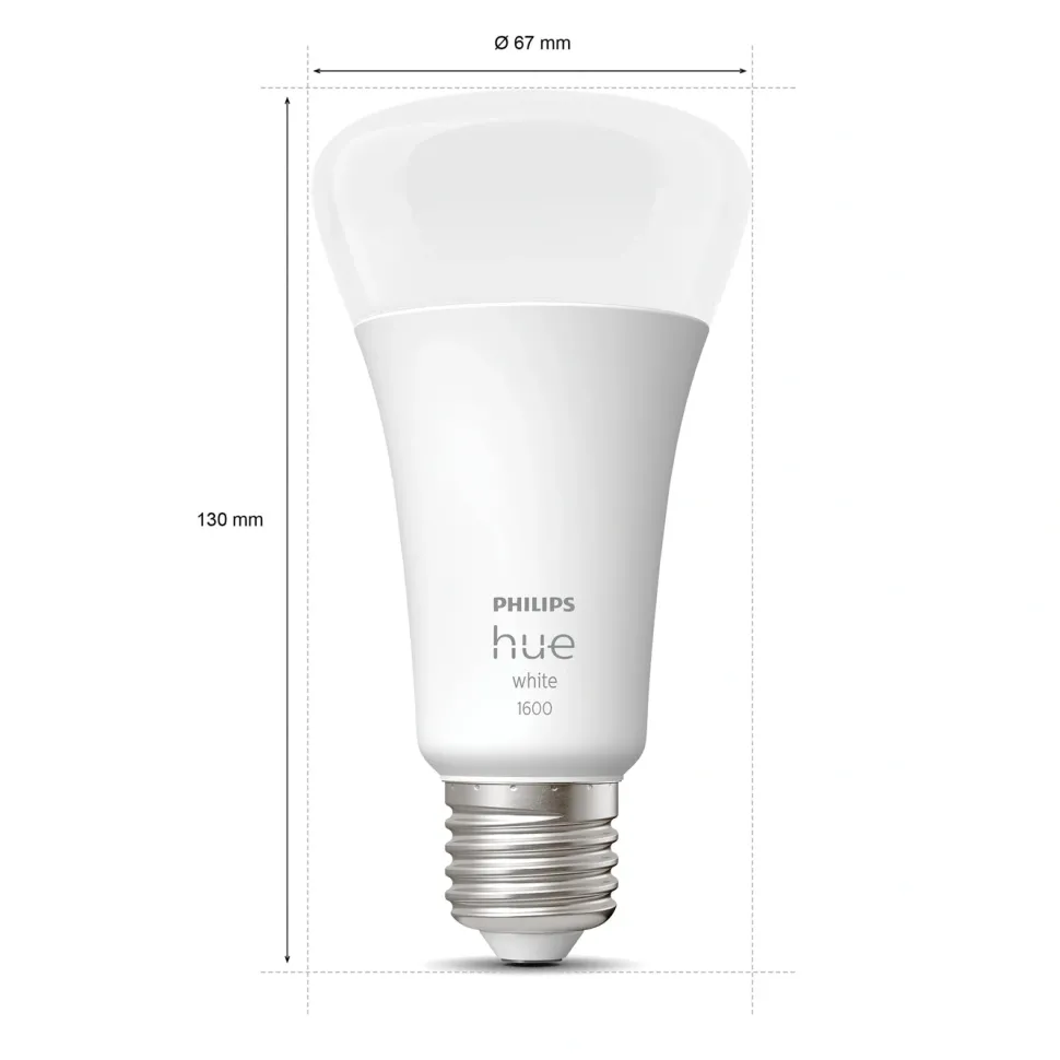 Philips Hue White Smart LED-lampa E27 1600 lm