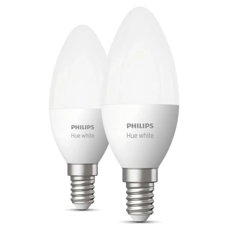 Philips Hue White Smart LED-lampa E14 470 lm 2-pack