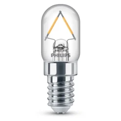 Philips LED-filamentlampa T20 E14 klar 135 lm Klar