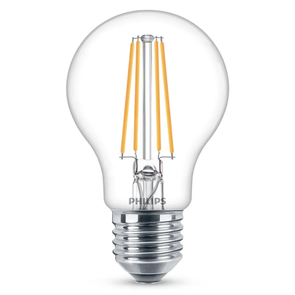 Philips LED-lampa E27 806 lm 3-pack