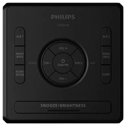 Philips R4600 DAB+-klockradio med USB-C-laddning