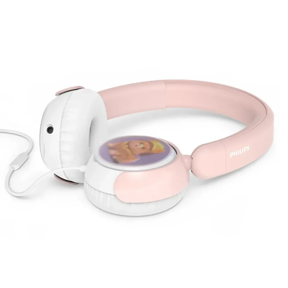 Philips TAK 2000 on-ear-barnhörlurar Rosa