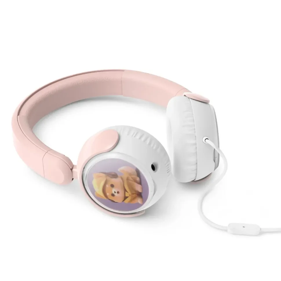 Philips TAK 2000 on-ear-barnhörlurar Rosa