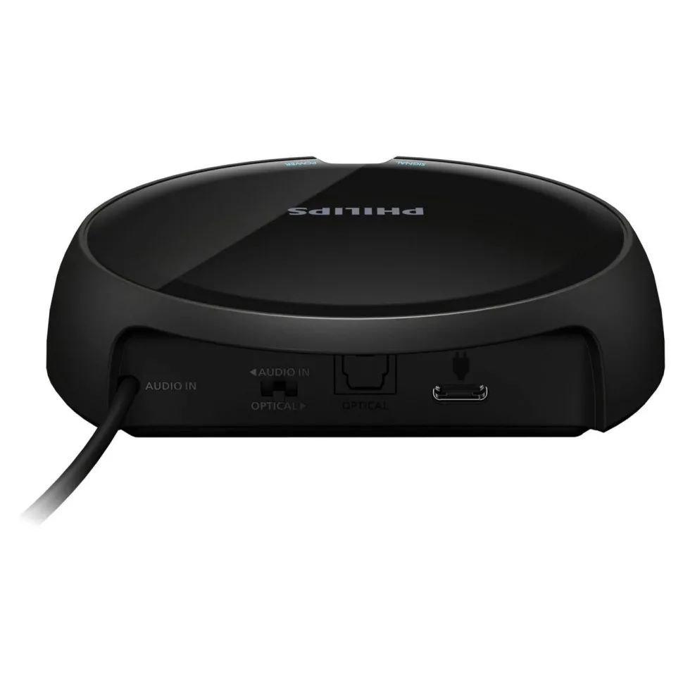 Philips Trådlösa tv-hörlurar Svart