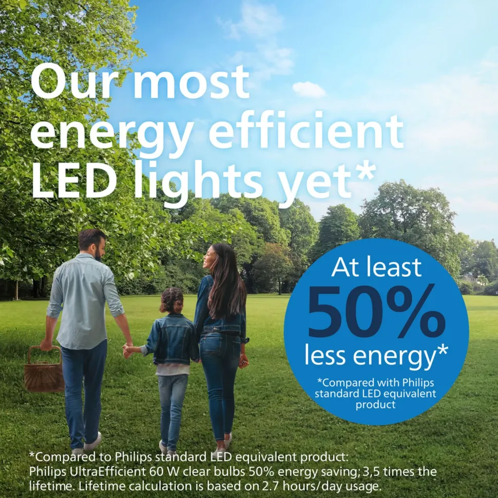 Philips Ultra Efficient E27 Dimbar LED-lampa 840 lm