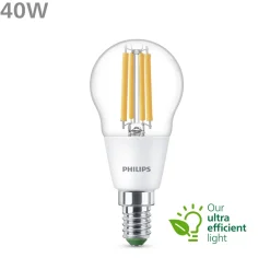Philips Ultra Efficient E14 LED-klotlampa 485 lm