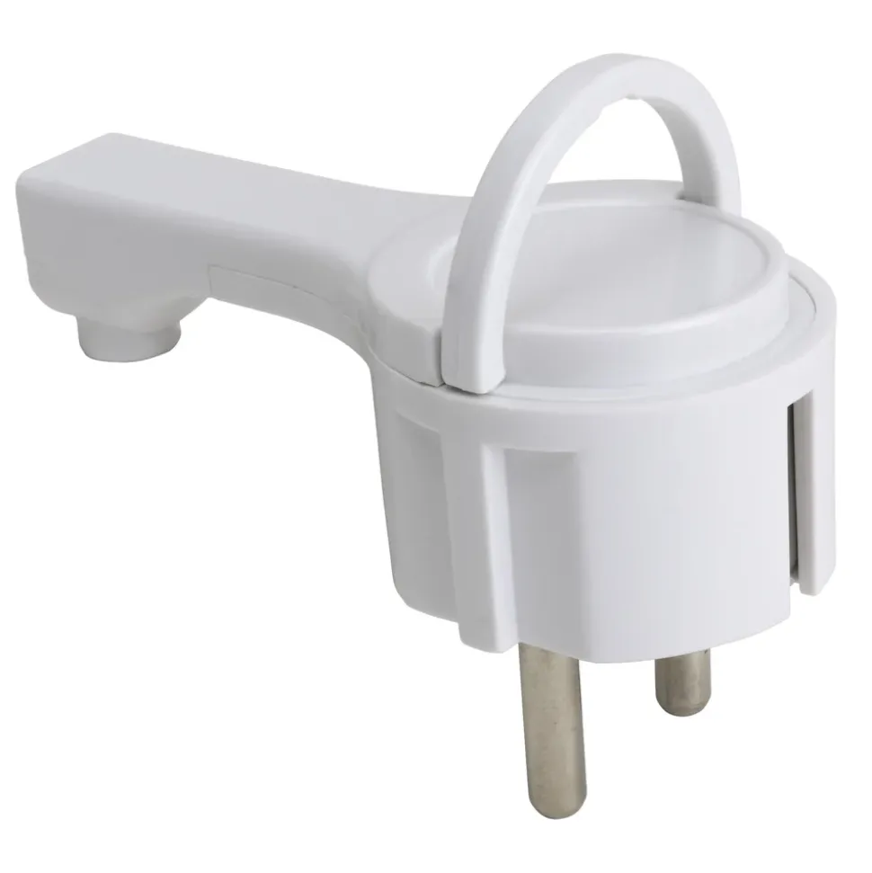 Platt stickpropp Jordad Vit