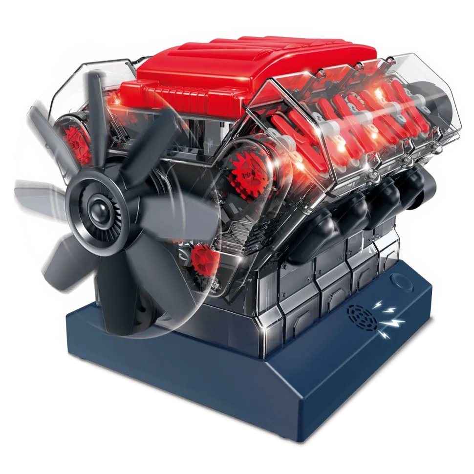 Playknowlogy V8-motor Byggsats