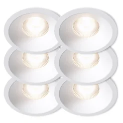 Plejd Downlight Deep DWN-02 6-pack Vit