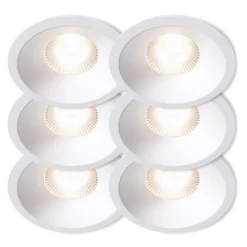 Plejd Downlight Deep DWN-02 6-pack Vit