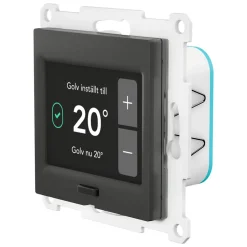 Plejd TRM-01 termostat för elburen golvvärme (Exxact) Exxact, antracit