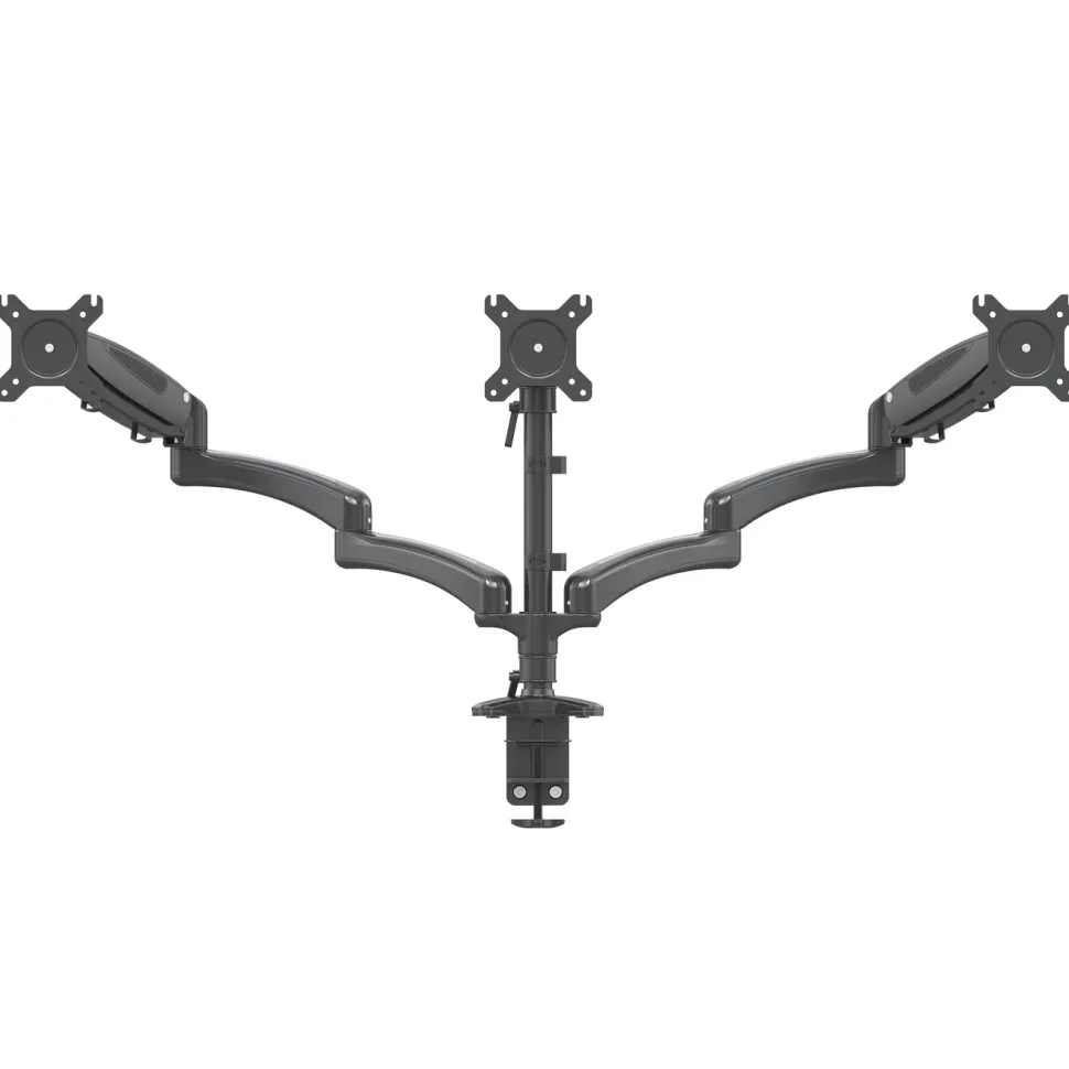 Plexgear Bordsfäste med 3 armar för skärmar på 13-32"
