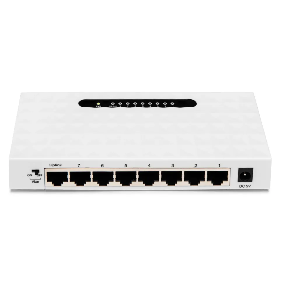 Plexgear CA104 Gigabitswitch 8-portar Gen.2
