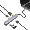 Plexgear Multiadapter för USB-C med 5 anslutningar