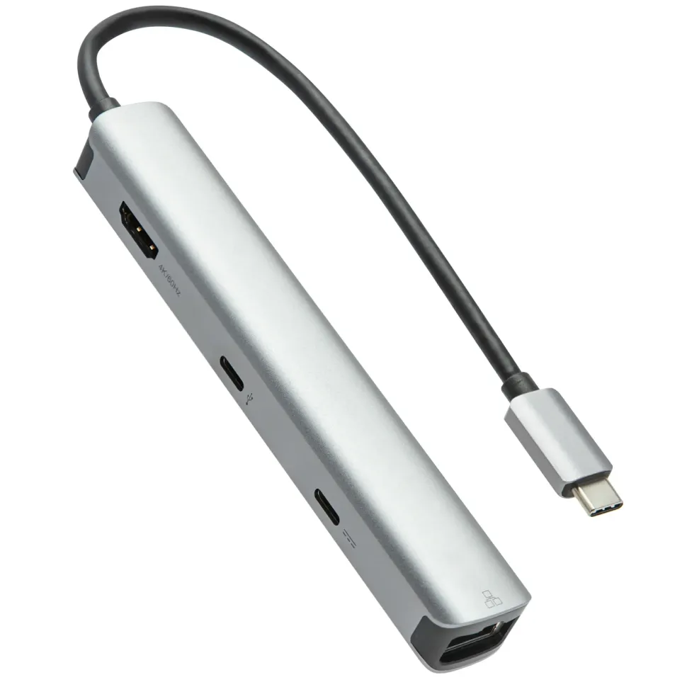 Plexgear 6-portars USB-C multiadapter CB1024
