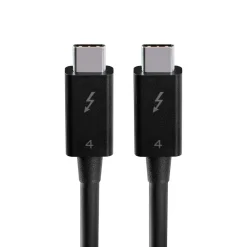 Plexgear Thunderbolt 4 USB-C-kabel 70 cm Svart