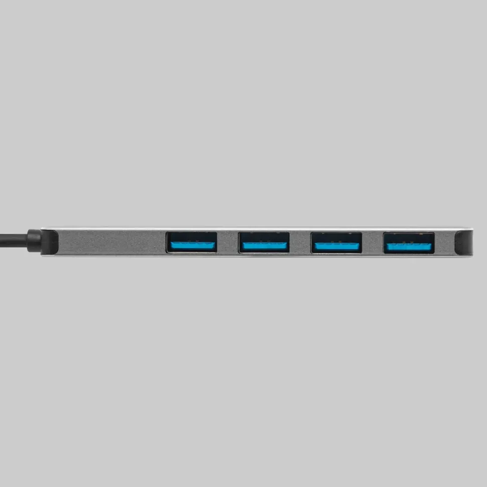Plexgear USB-A-hubb CB222 med USB-A-anslutning 4-vägs