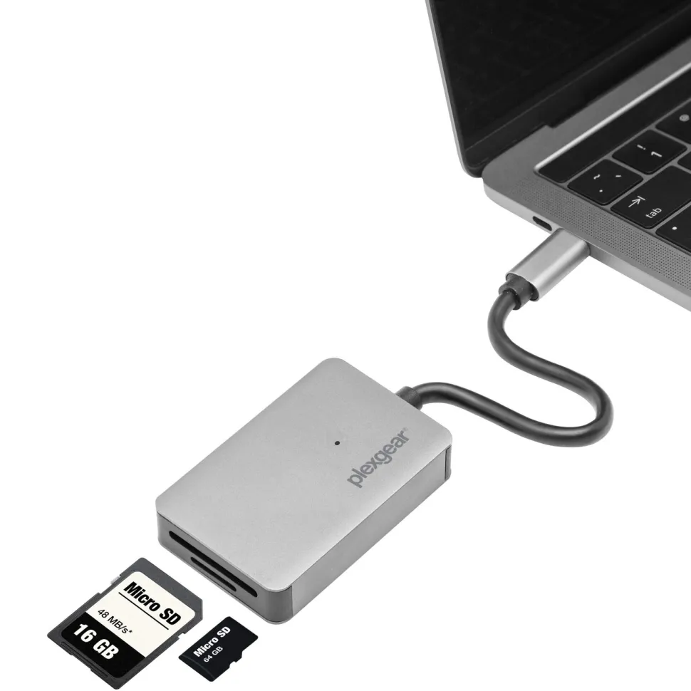 Plexgear USB-C UHS II Minneskortläsare