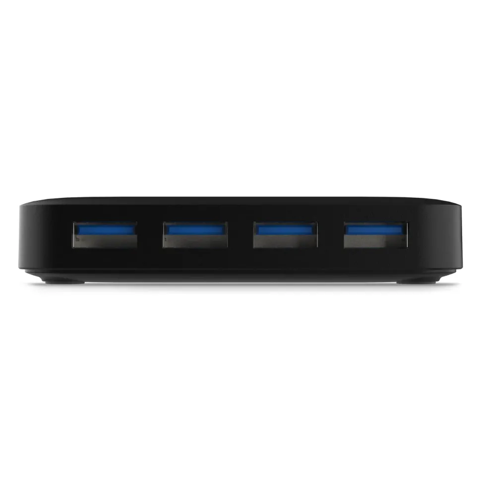 Plexgear USB 5 Gb/s-hubb med strömförsörjning 4-vägs