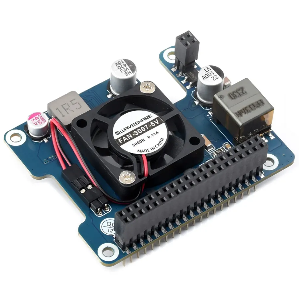 PoE+ Hat för Raspberry Pi 5