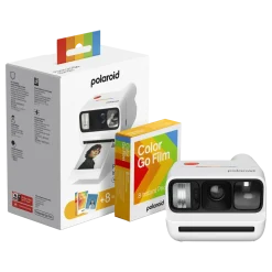 Polaroid Go Gen 3 direktfilmskamera med film Vit