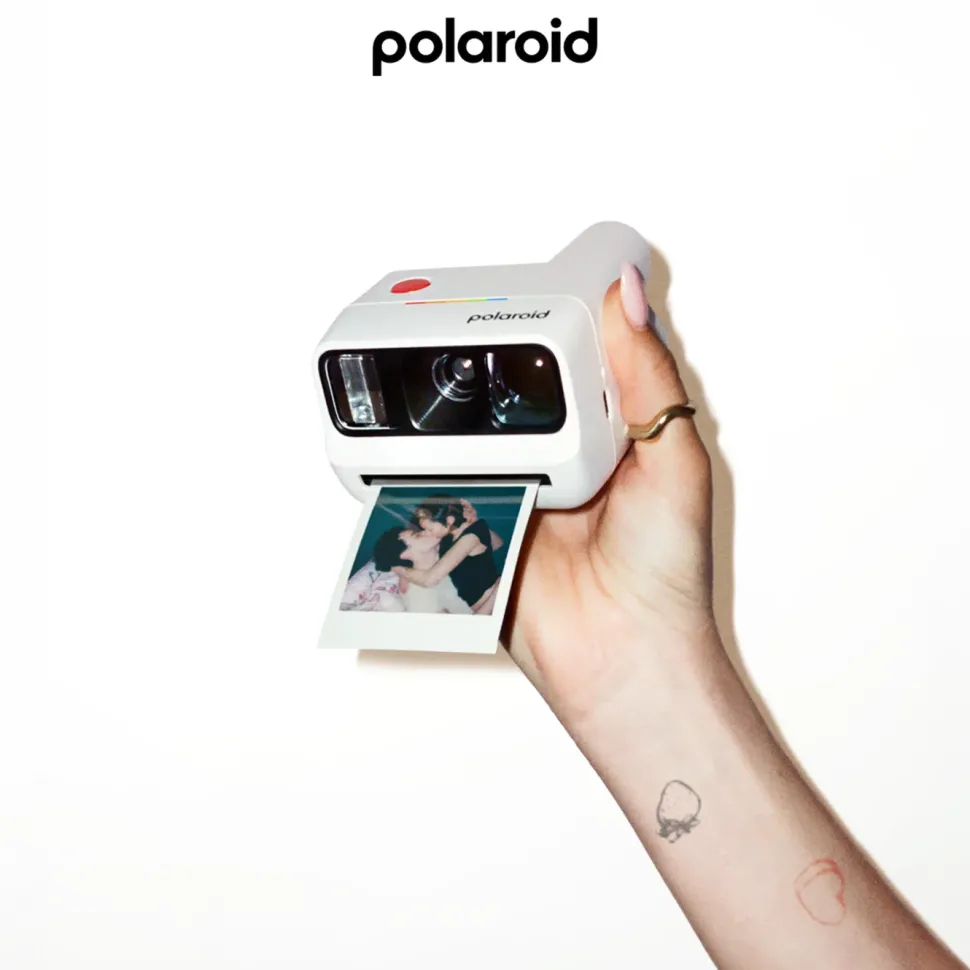 Polaroid Go Gen 3 direktfilmskamera med film Vit