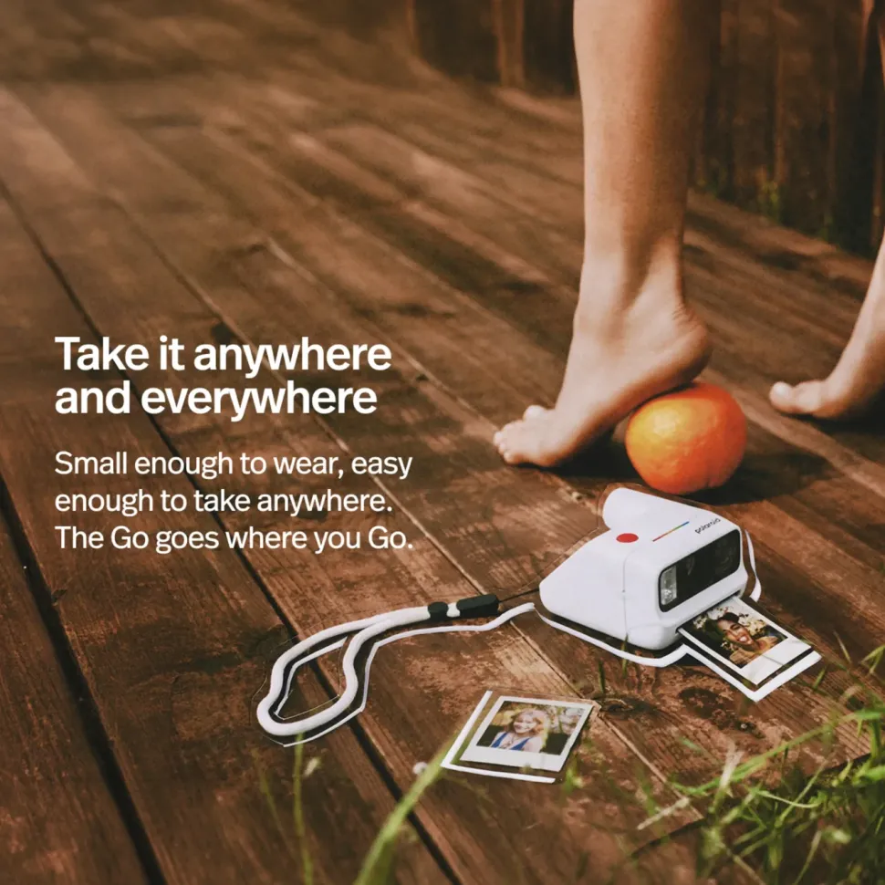 Polaroid Go Gen 3 direktfilmskamera med film Vit