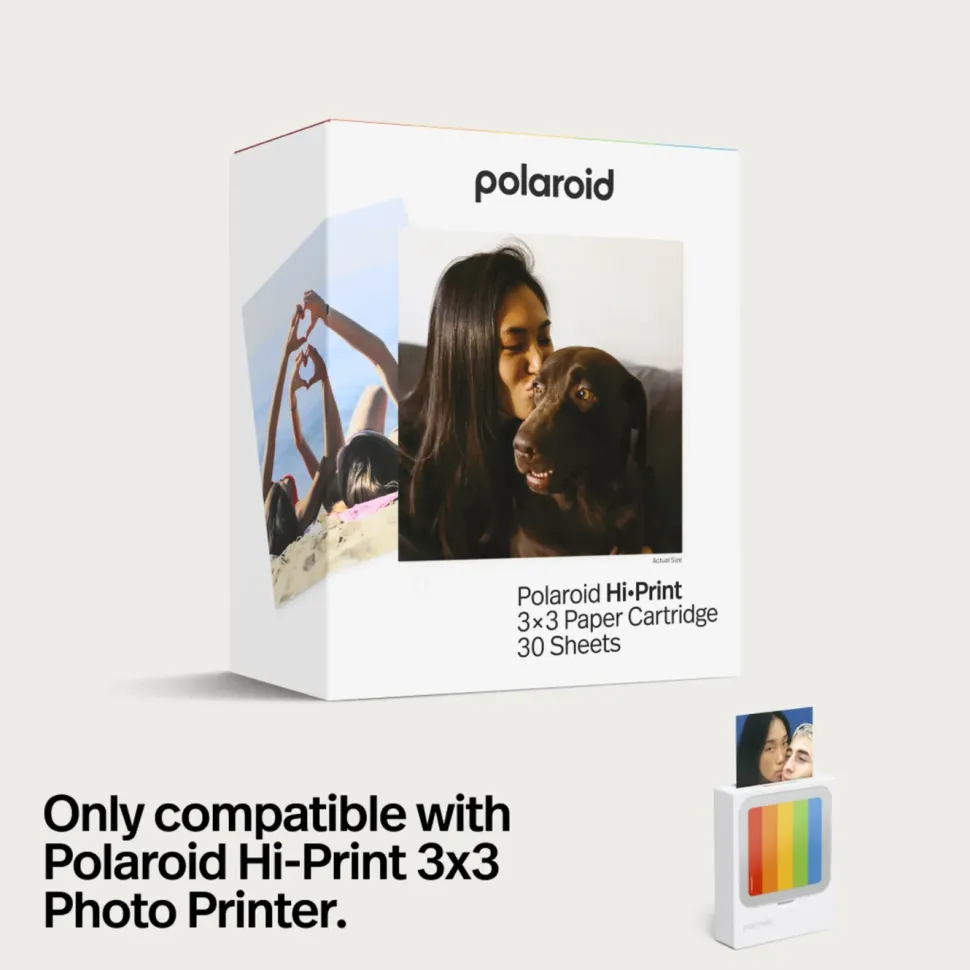 Polaroid Hi-Print 3×3 Photo Printer – portabel fotoskrivare + 60 ark