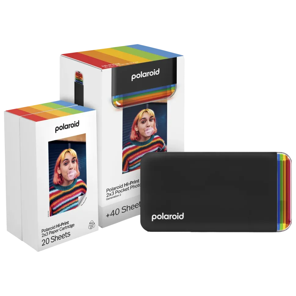 Polaroid Polaroid Hi-Print Gen 2 Kit Portabel fotoskrivare Svart