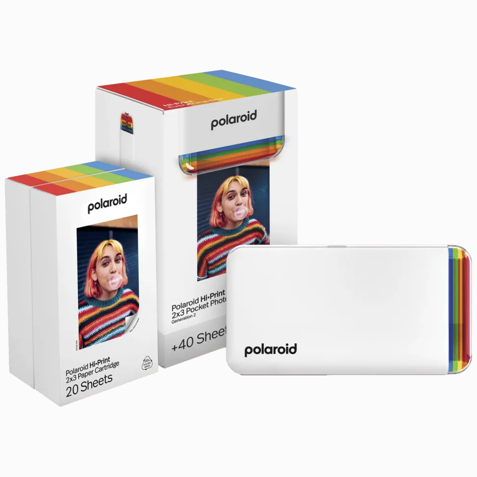 Polaroid Polaroid Hi-Print Gen 2 Kit Portabel fotoskrivare Vit