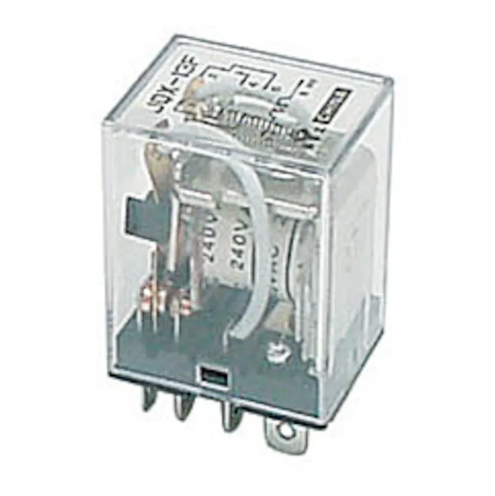 2-poligt relä 12 V DC 10 A / 250 V